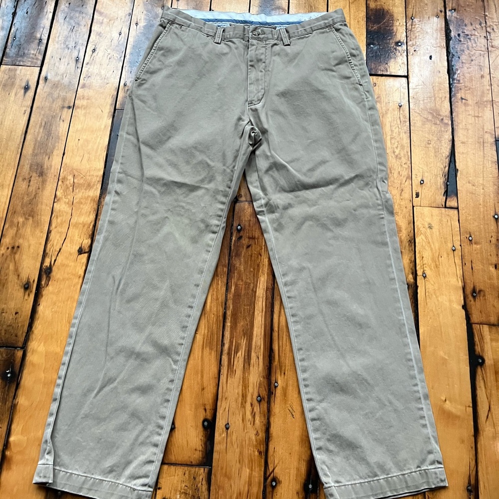 Polo Ralph Lauren Mens 34x30 Classic Fit Chino Pants Khaki Casual Preppy Stretch
